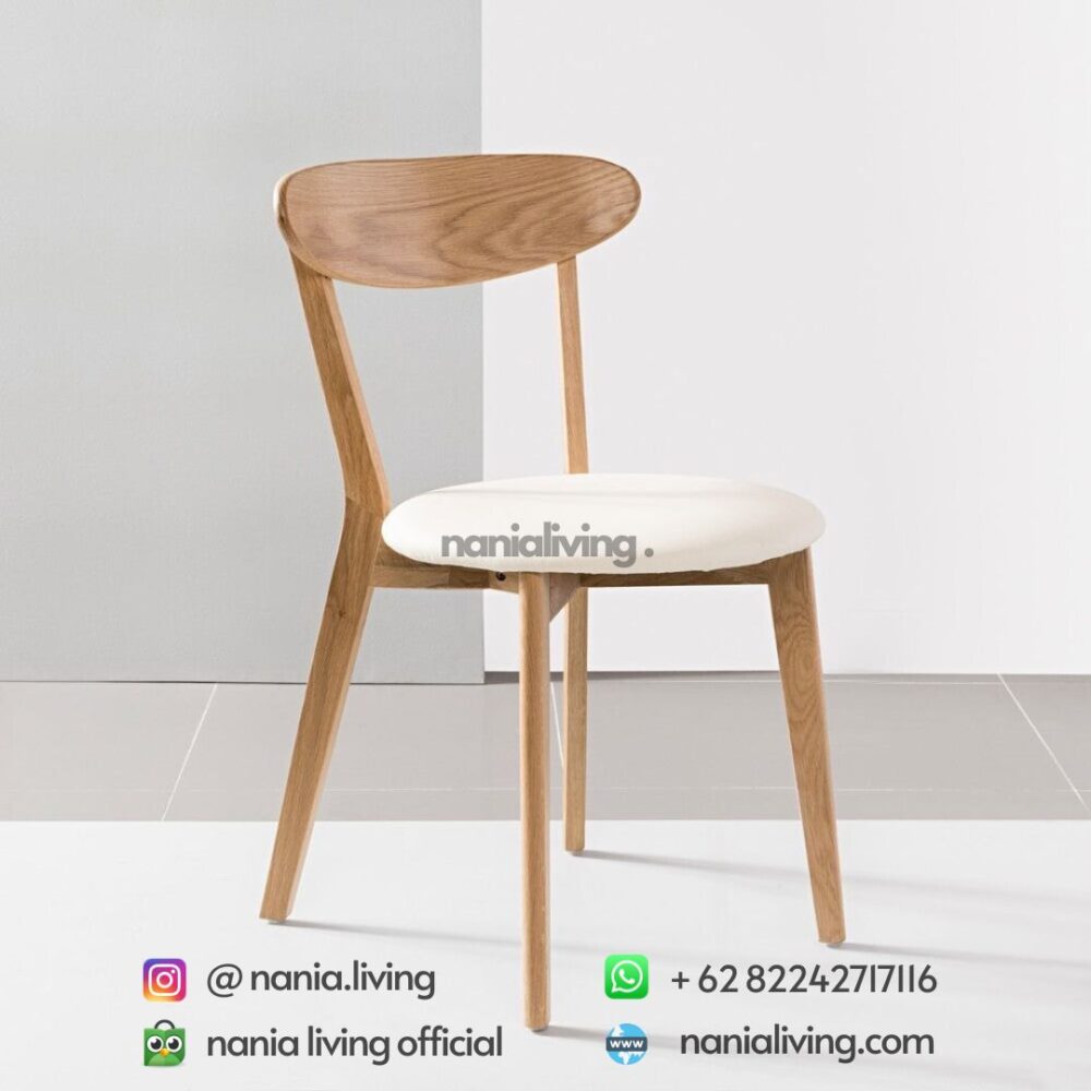 Central 6pc Teak chair Dining Table Minimalist with Cushioned Chairs