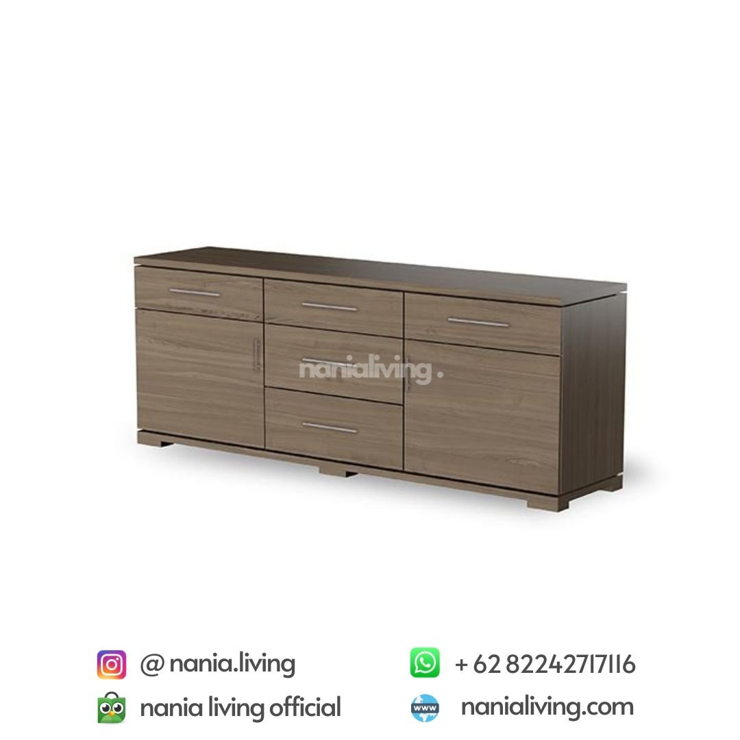 Hervey Bay Teak Cot Retro Sleeping Set Solid Minimalist 5 bufet Hervey Bay Teak Cot Retro Sleeping Set Solid Minimalist