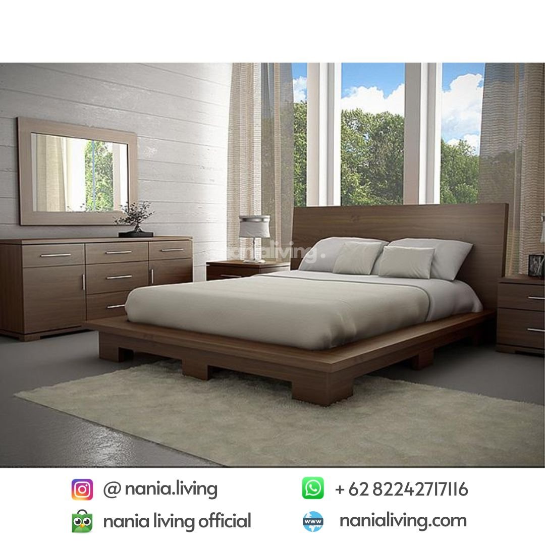 Hervey Bay Teak Cot Retro Sleeping Set Solid Minimalist 8 cv nania bintang utama