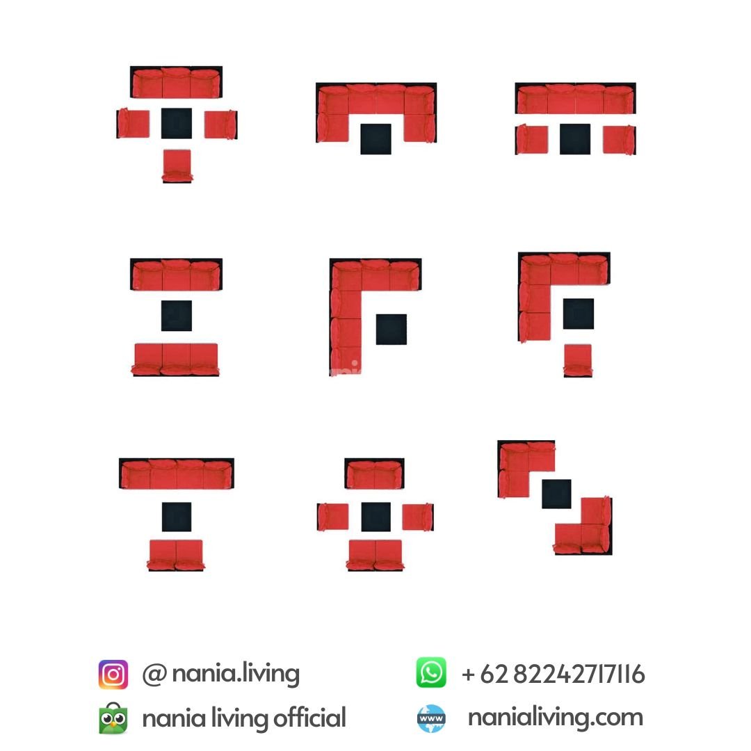 Memphis Outdoor Rattan Guest Sofa Chair Set With Cushion nanialiving