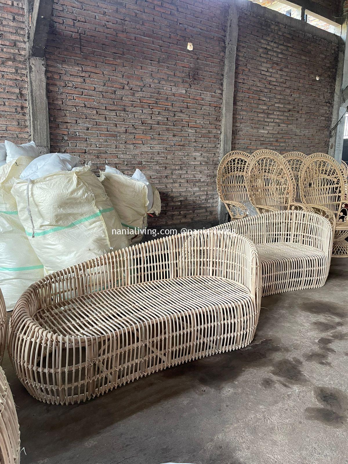 Alice Original Rattan Wicker Sofa 2 Seater