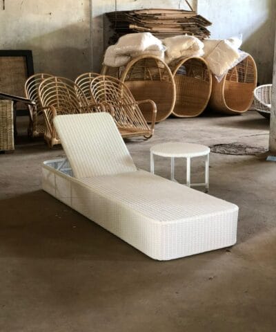 Whyalla Lounge Chair Synthetic Rattan With Side Table