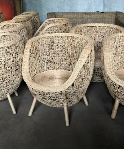 Kalbarri Natural Genuine Rattan Wicker Guest Chair