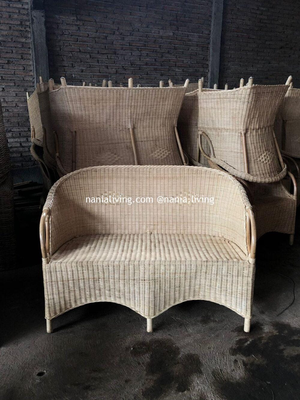 Toowoomba 2 Seater Minimalist Original Rattan Chair