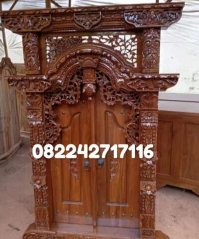 Hull Teak Gebyok Door Window