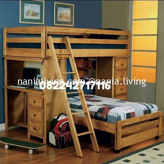 Orlando Minimalist Children's Bed Teak Furniture