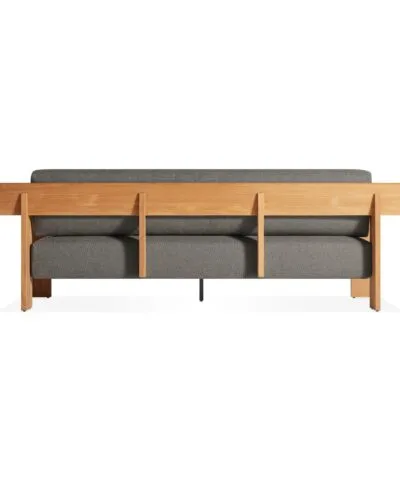 Bath Teak Outdoor Sofa Black Cushion