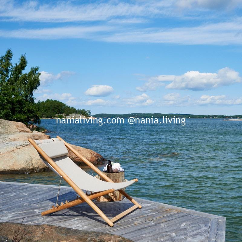 Lancaster Teak Lounge Chair Natural Skargarden