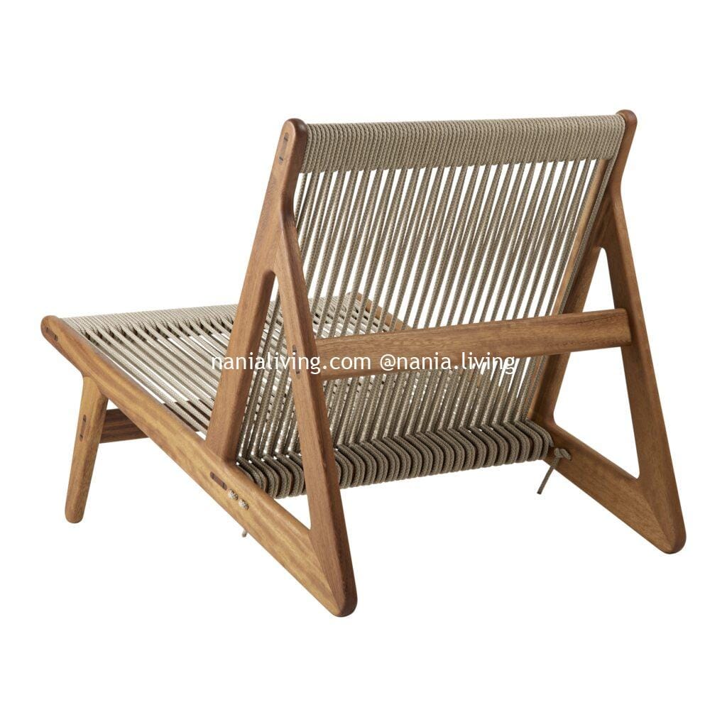 Albans Teak Outdoor Lounge Chair