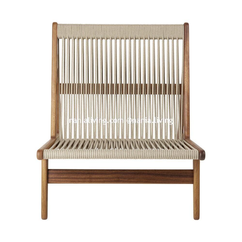 Albans Teak Outdoor Lounge Chair