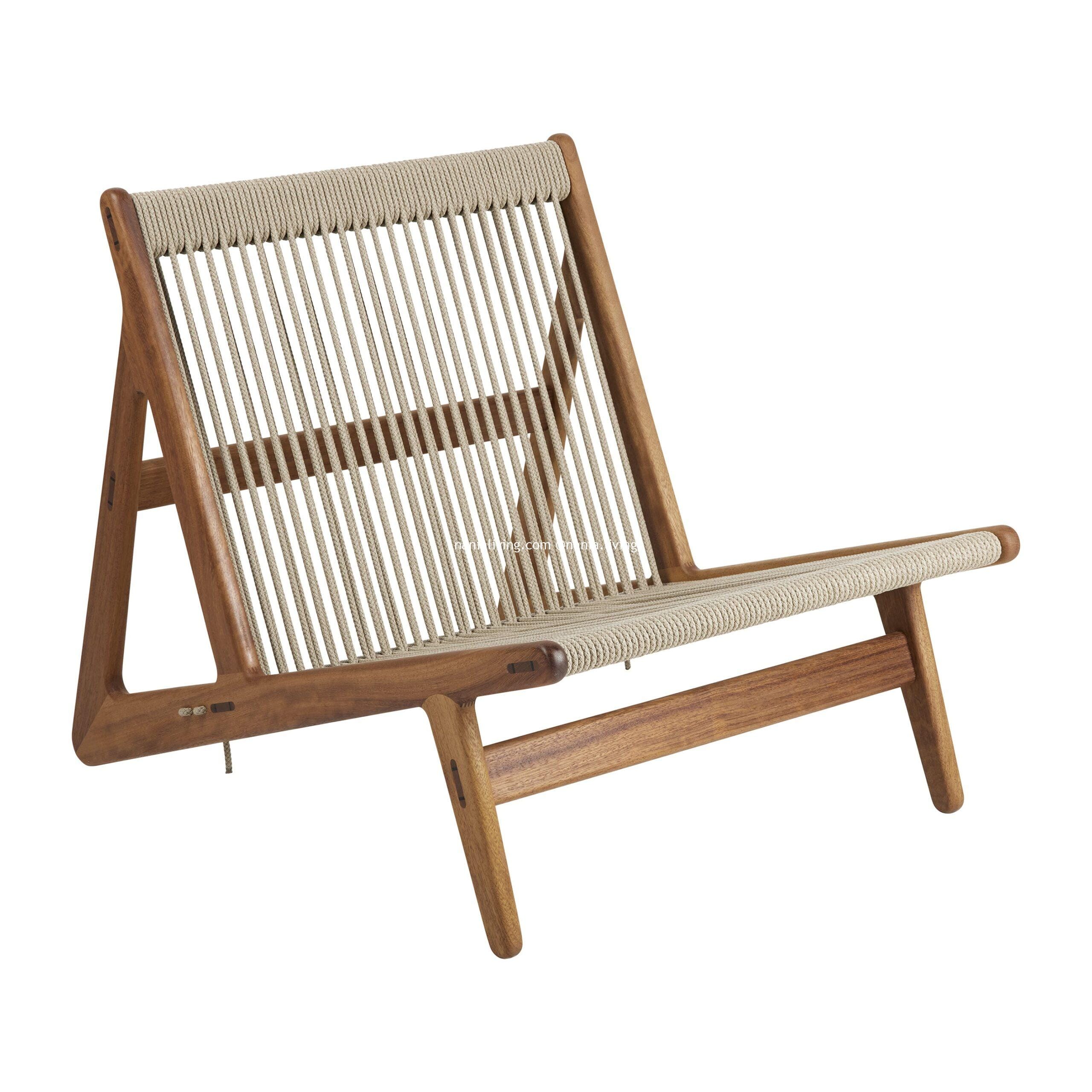 Albans Teak Outdoor Lounge Chair