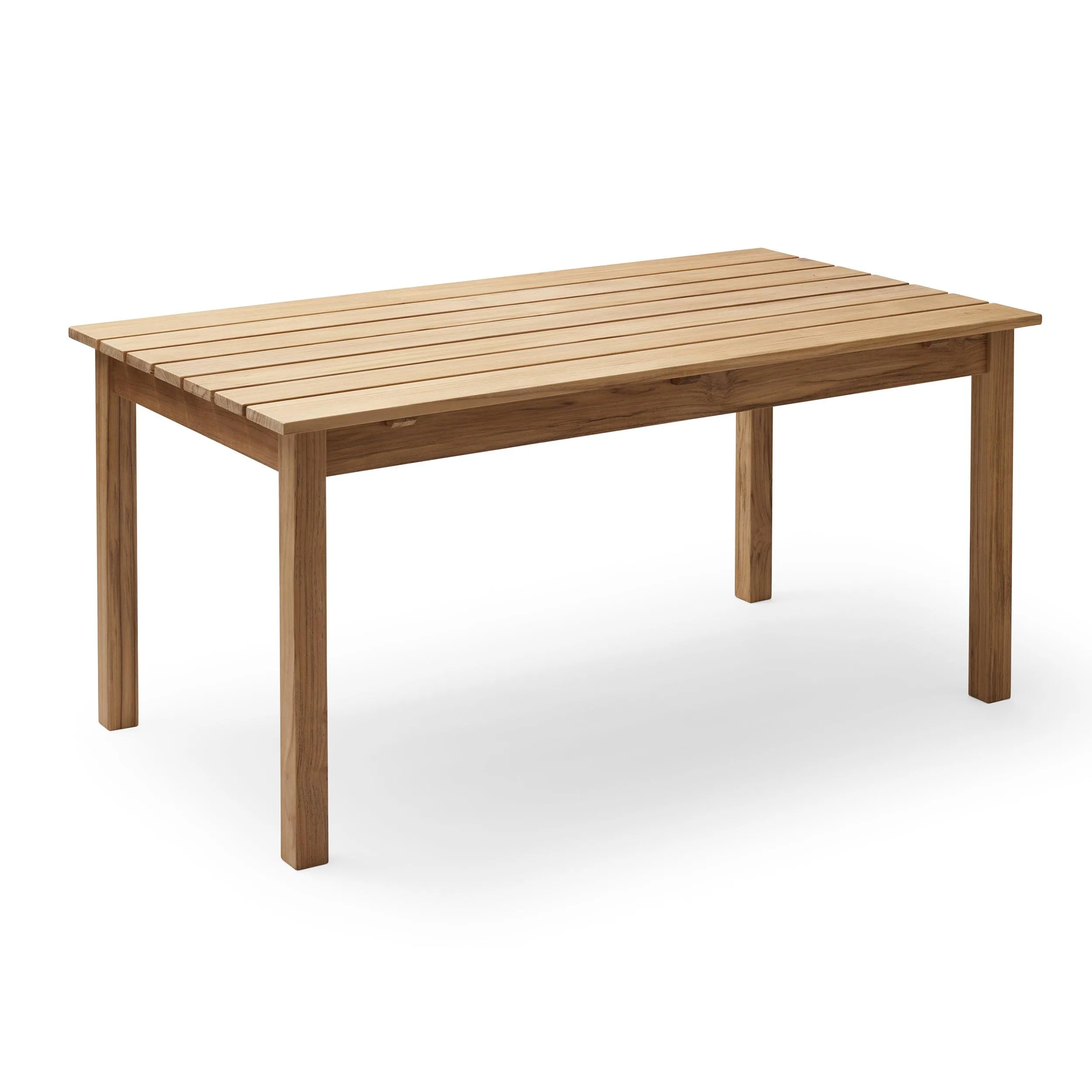 nania-naqo Kitchener Teak Rectangle Dining Table Natural