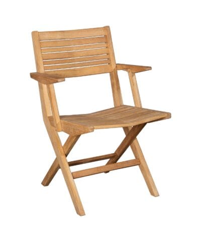 Quebec Folding Outdoor Bistro Dining Armchair