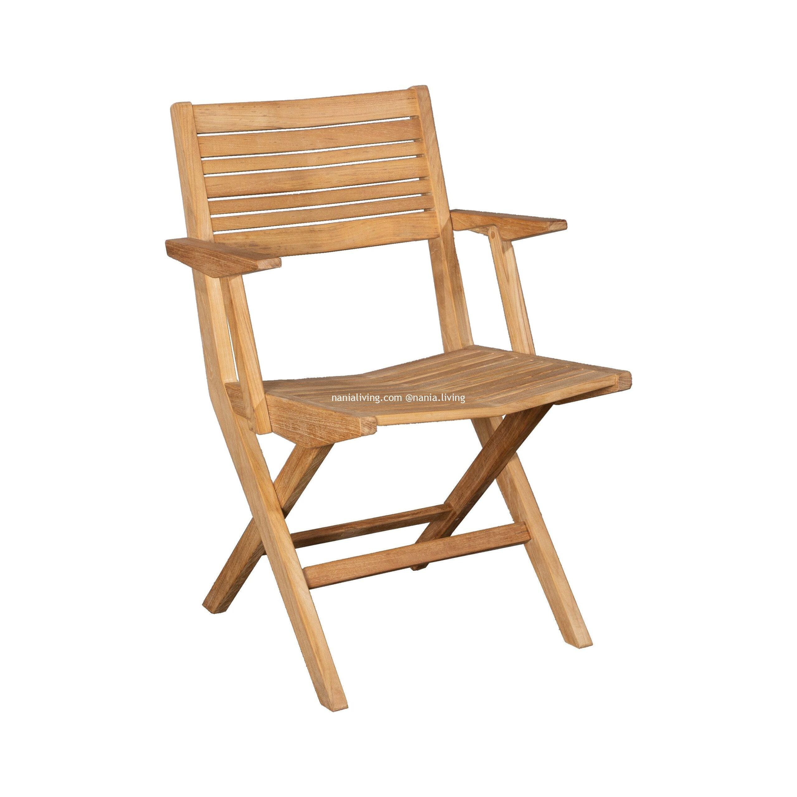 Quebec Folding Outdoor Bistro Dining Armchair