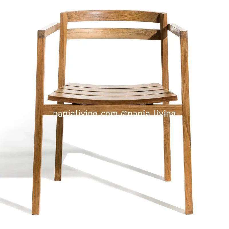 Ottawa Teak Dining Chair Armchair Natural