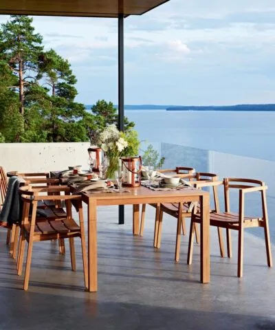 Ottawa Teak Dining Chair Armchair Natural