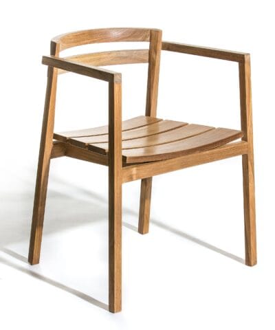 Ottawa Teak Dining Chair Armchair Natural