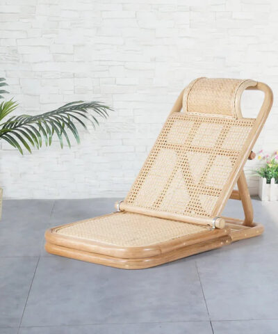 Nancy Modern Rattan Outdoor Lounge Chaise