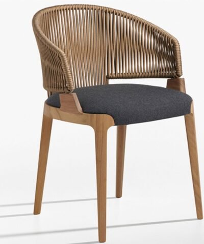 Comfortable dining chair with cushion