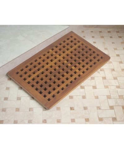 Luxury Yacht Deck Teak Wood Bath Mat