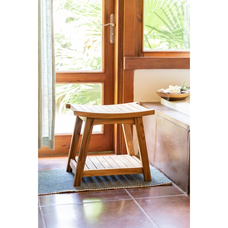 Spa Teak Shower Bench