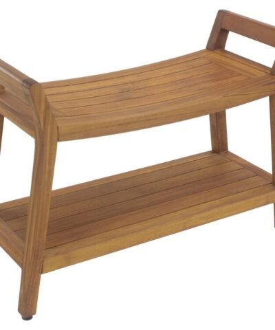 Teak Wood Shower Bench Spa bath Seat for Bathroom