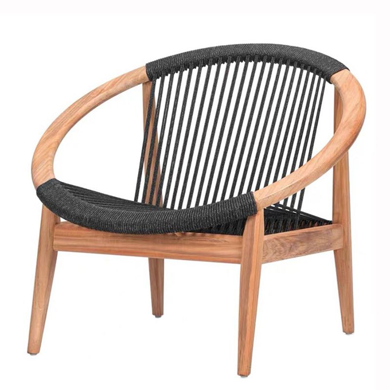 Valladolidv Solid Wood Patio Dining Armchair