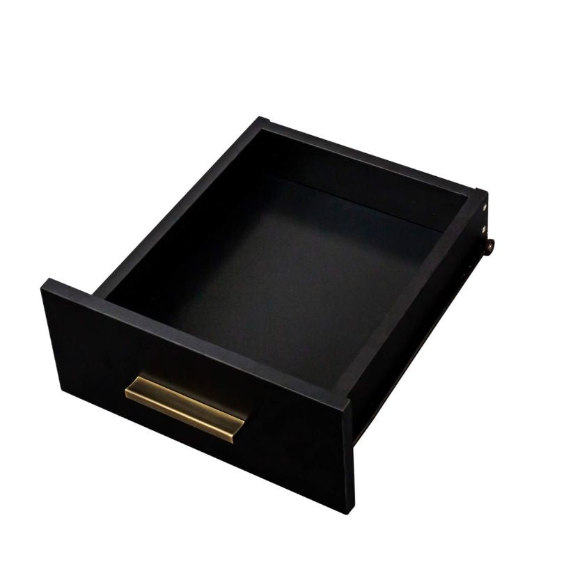 Hospitalet Black Dressing Table with LED Mirror and 3 Drawers