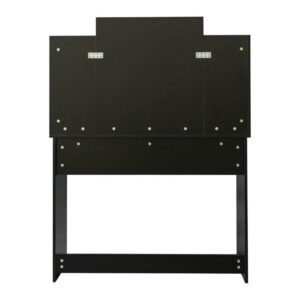 Vitoria Black Dressing Table with 10 Lights and 2 Drawers