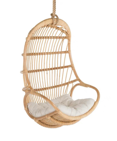 Asnieres Retro Indoor Rattan Swing Rocking Chair