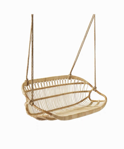 Versailles Outdoor Handmade Rattan Double Swing