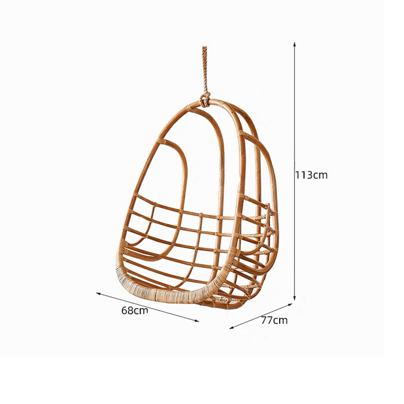 Creteil Rattan Swing Hanging Chair