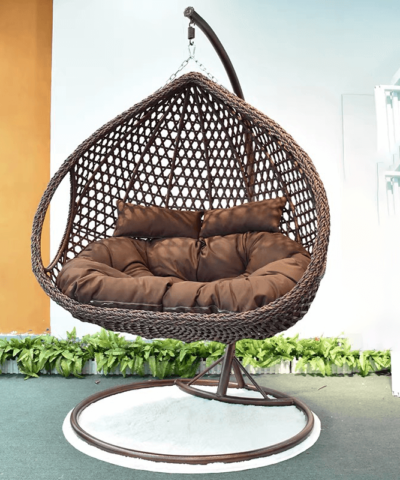 Pau Hanging Rattan Swing Bird's Nest Chair