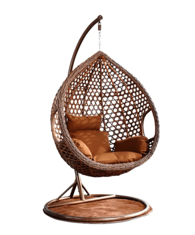 Pau Hanging Rattan Swing Bird's Nest Chair