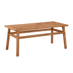 Epinay Contemporary Wood Outdoor Coffee Table