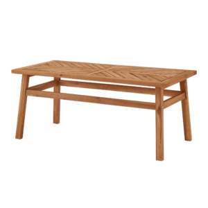 Epinay Contemporary Wood Outdoor Coffee Table