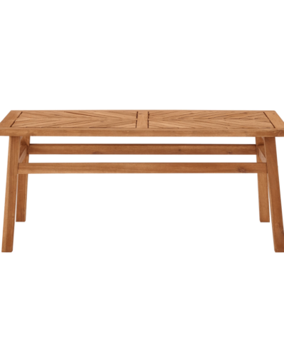 Epinay Contemporary Wood Outdoor Coffee Table