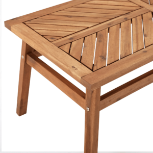 Epinay Contemporary Wood Outdoor Coffee Table