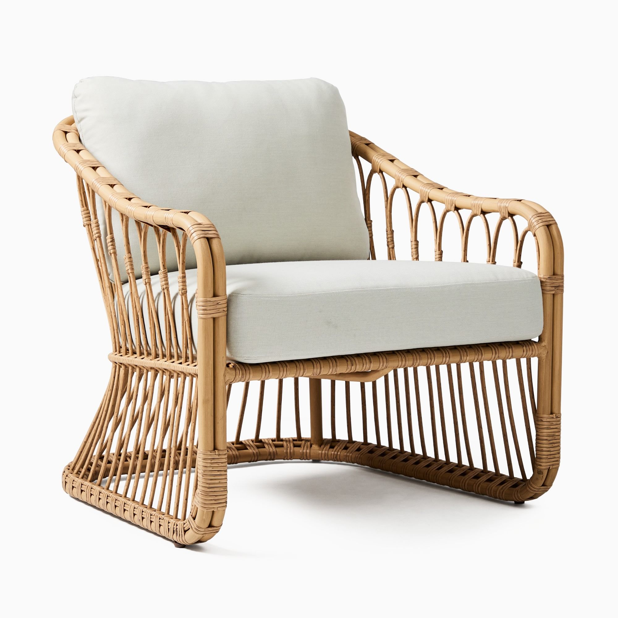 Rouen Rattan Outdoor Lounge Chair