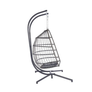 Champigny Modern Rattan 2 Seater Hanging Swing Chair