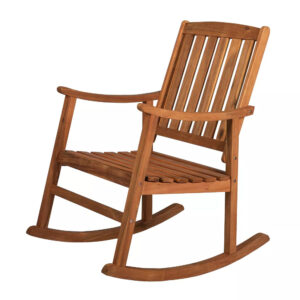 Naha Teak Wood Patio Outdoor Rocking Chair