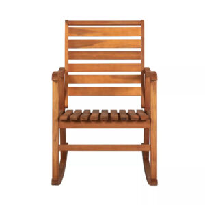 Kasugai Teak Outdoor Patio Outdoor Rocking Chair