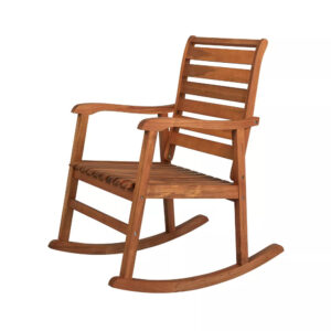 Kasugai Teak Outdoor Patio Outdoor Rocking Chair