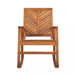 Fujisawa Teak Solid Patio Outdoor Rocking Chair