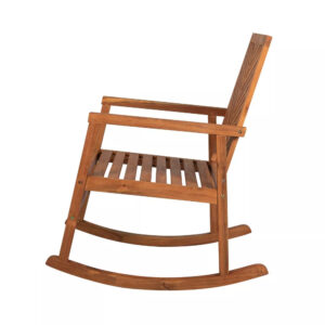 Fujisawa Teak Solid Patio Outdoor Rocking Chair