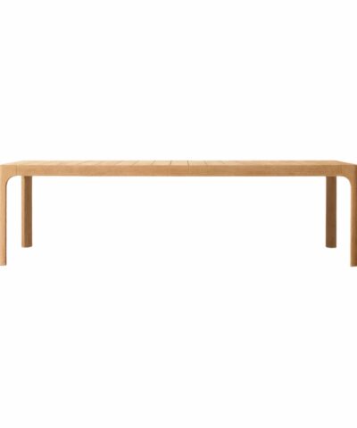 Koriyama Half-circle Outdoor Teak Rectangular Dining Table