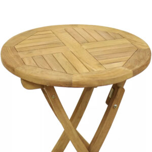 Maebashi Outdoor Teak Round Patio Dining Table