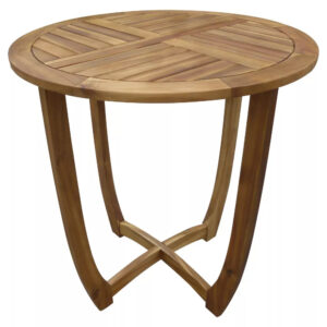 Matsumoto Teak Wood Round Coffe Table