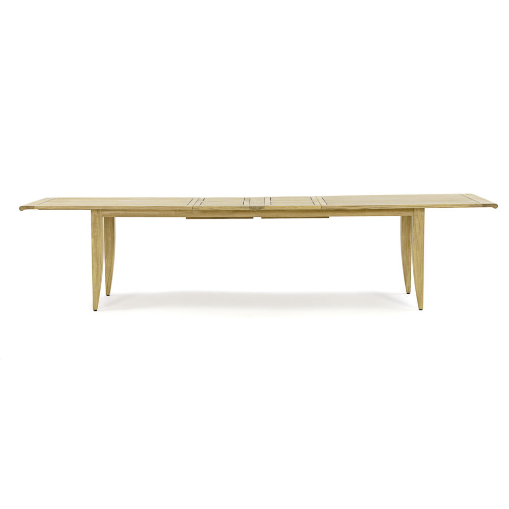 Gelsenkirchen Teak Outdor Rectangular Dining Table Extendable