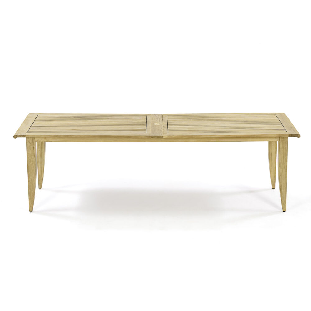 Gelsenkirchen Teak Outdor Rectangular Dining Table Extendable